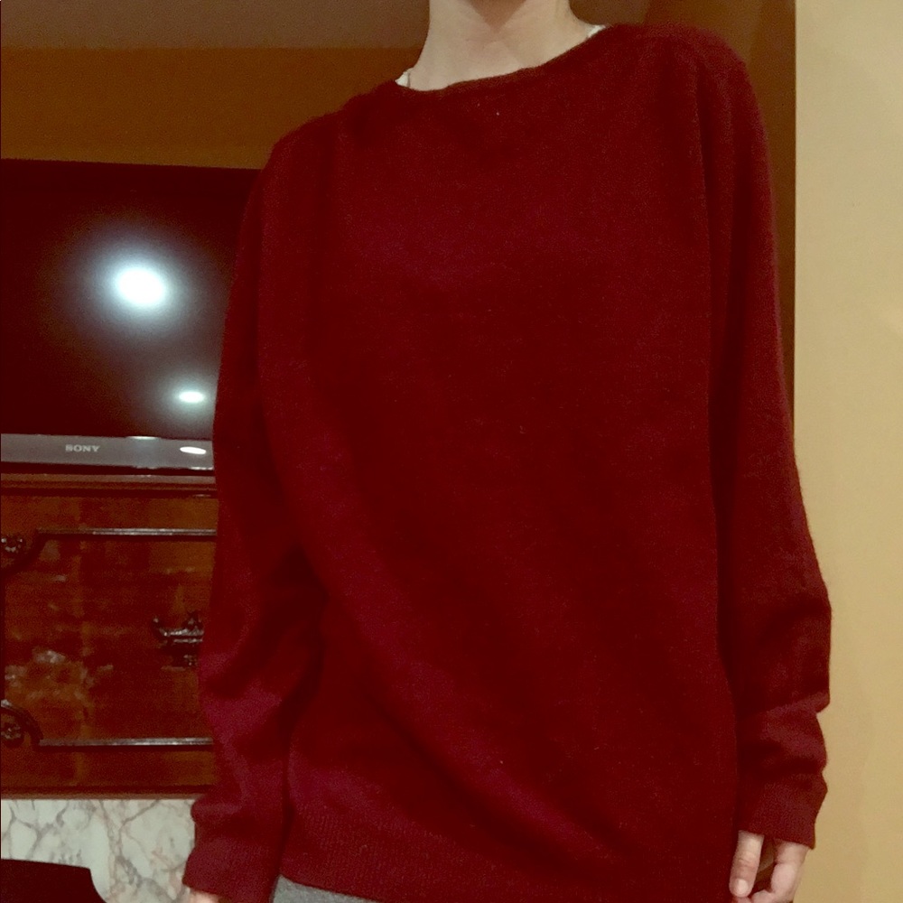 Red Cashmere Sweater
